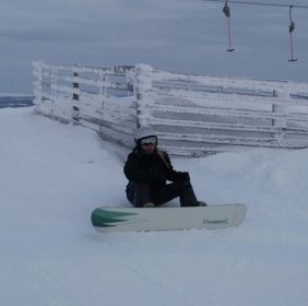 All the slopes were not yet open at Ylläs